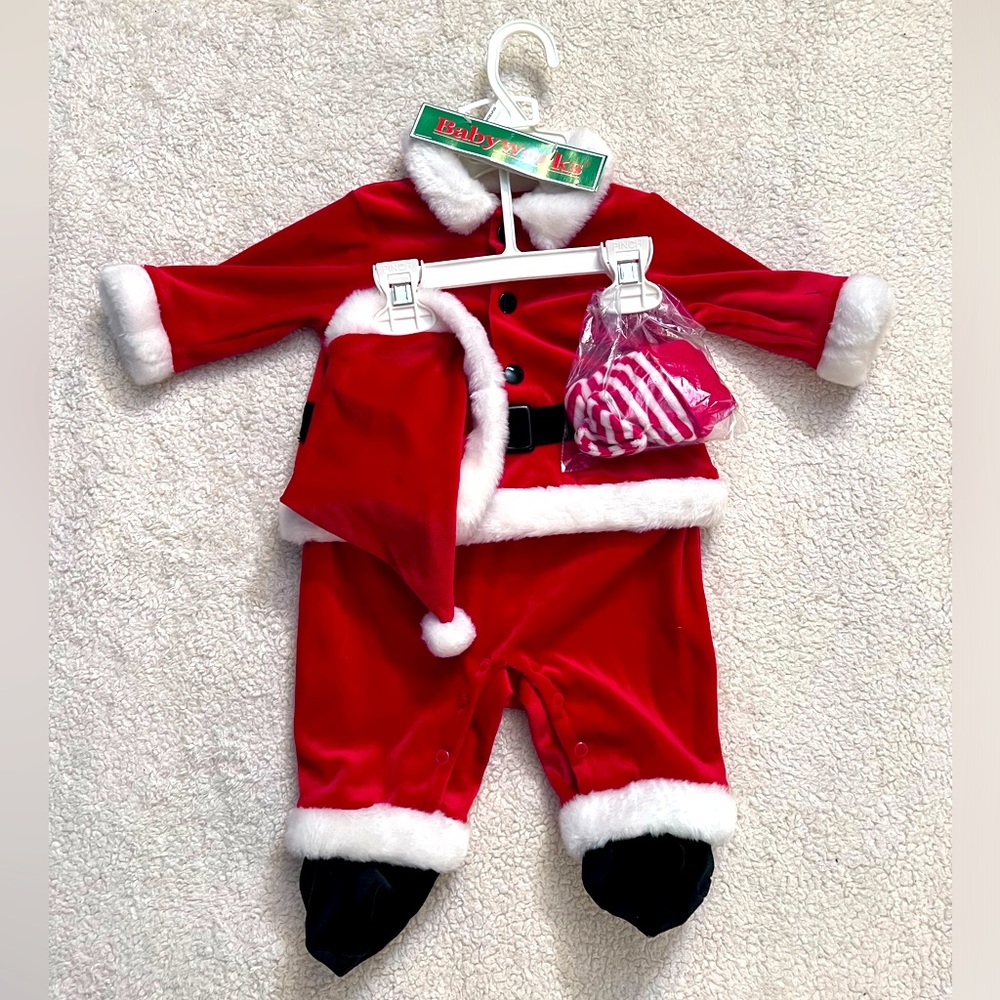 Mayfair Santa Claus Costume 0-3 Months